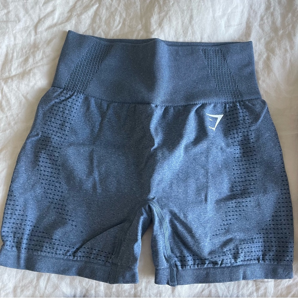 Blue Gymshark shorts